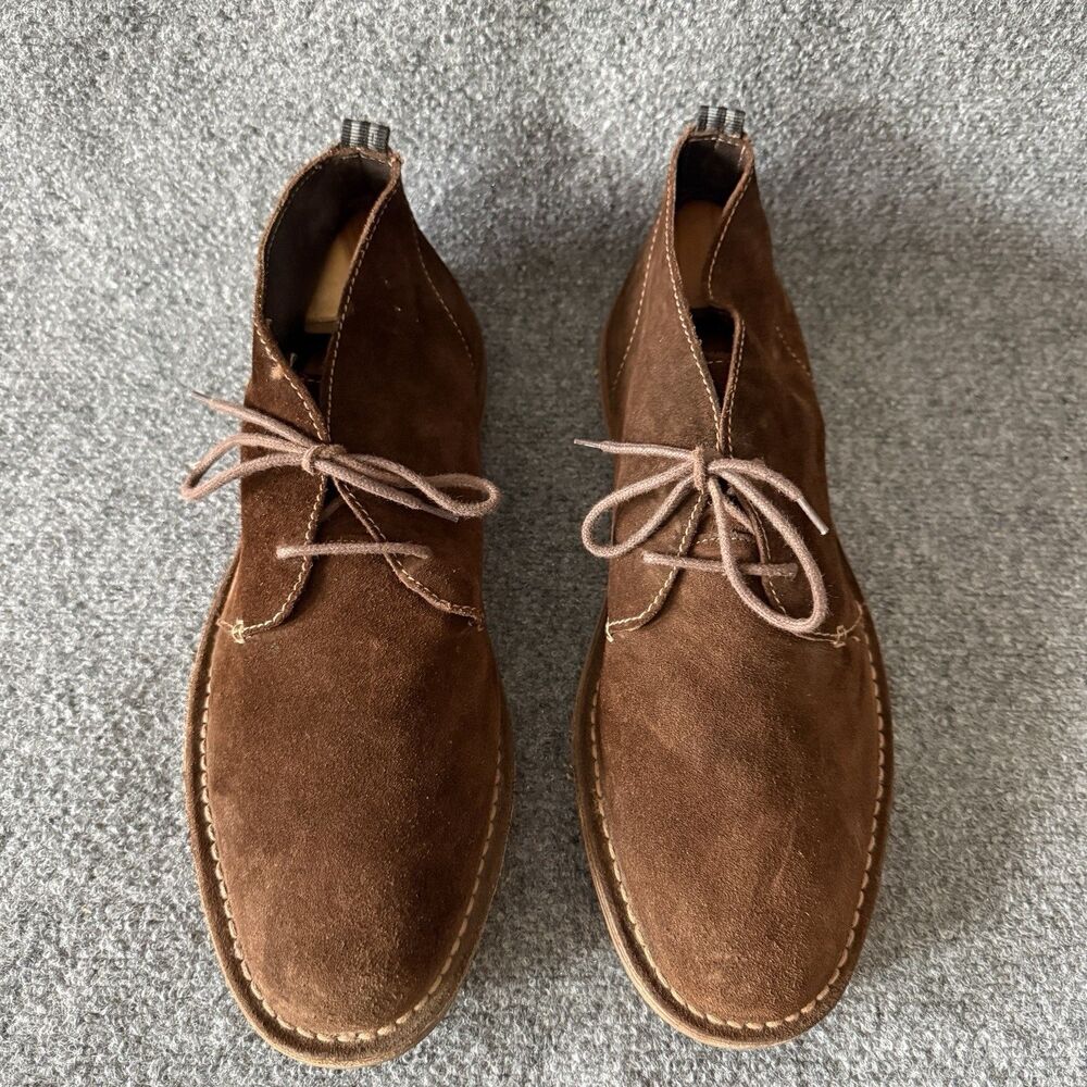 Cole Haan x Todd Snyder Lewis Chukka Boots Mens SZ 13M Brown Suede Ankle Lace Up